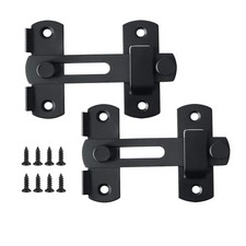 Sliding Barn Door Lock and Latches Double French Door Fridge Lock Interior Fl...