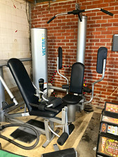 Vectra On-Line 1400 Home Gym Multi-Gym Adjustable Chest/Lat/Leg Silver/Black