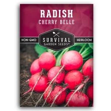 Cherry Belle Radish Seeds for Planting – Fast Growing Heirloom for Spring & F...