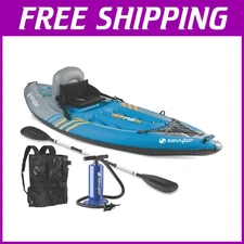 Lightweight 1-Person Kayak, Backpack & Paddle Included