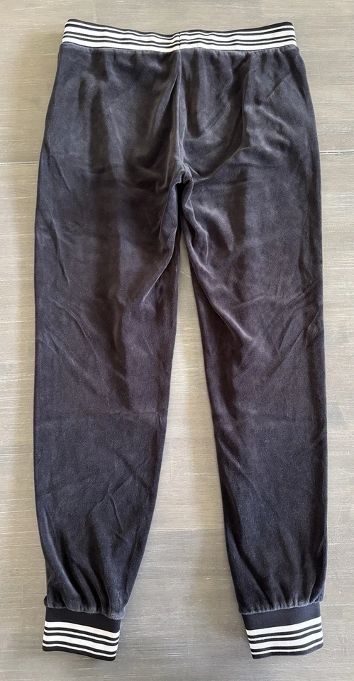 Pantalones Juicy Couture para mujer medianos negros polar ropa de calle al aire libre elásticos Y2K Foto 2 de 4
