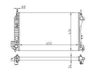 Hart 602 771 KüHler, MotorküHlung FüR Cadillac,Fiat,Opel,Saab