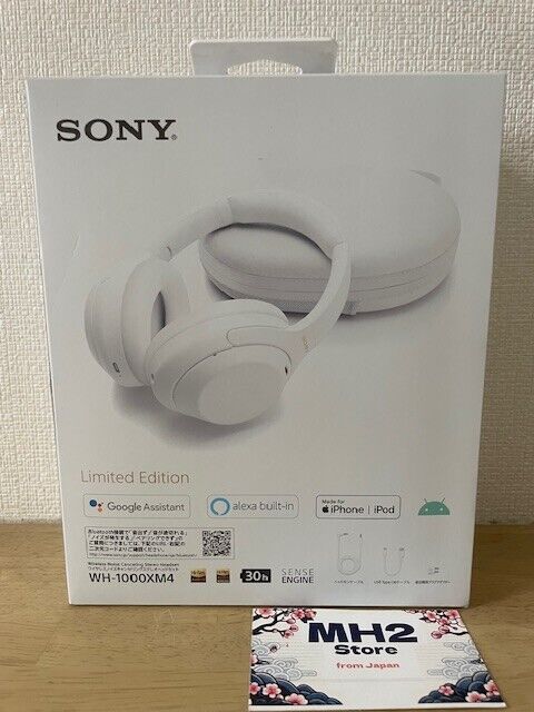 SONY WH-1000XM4 Silent White Limited Wireless Noise SONY WH-1000XM4 Silent White Limited Wireless Noise
