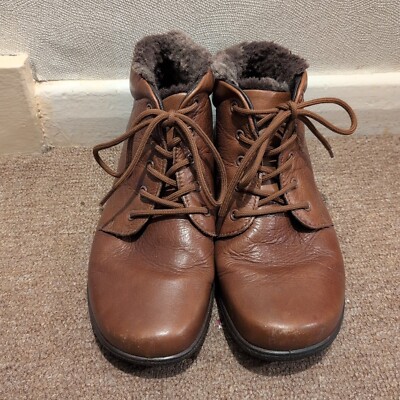 Brown Fur Lined Ankle Boots Womens Uk Hotter Boots Womens Brown UK