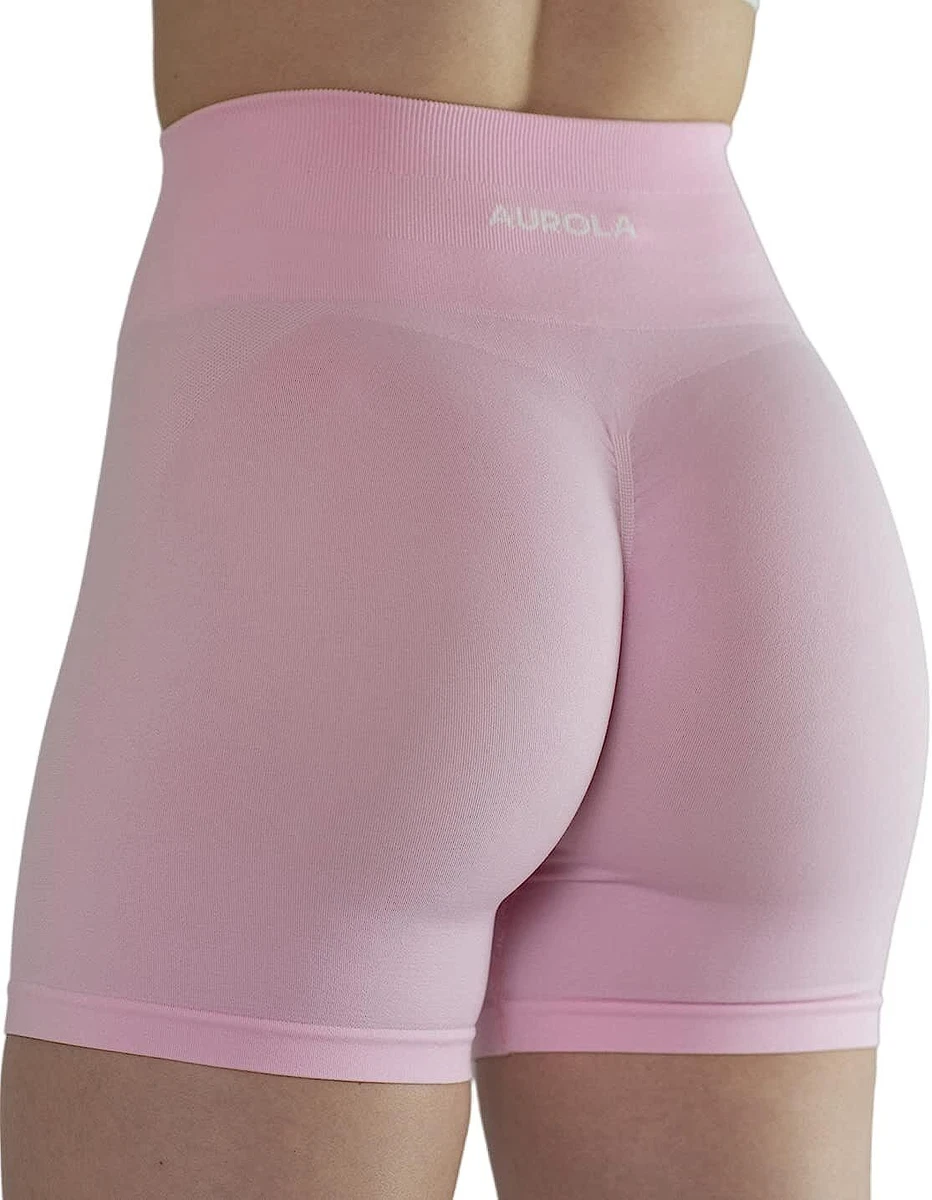 AUROLA Intensify Workout Shorts for Women Seamless Scrunch Short Gym Yoga  Runnin