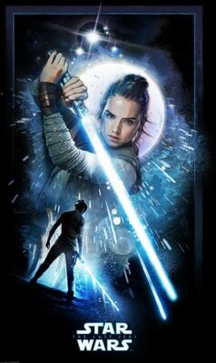 Star Wars The Last Jedi Rey Steve Anderson Poster Print Art