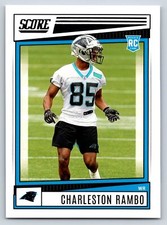 Charleston Rambo Rookie Carolina Panthers 2022 Score #398 17557