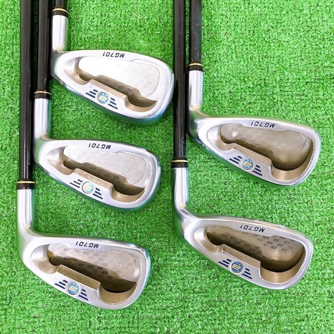 美品 HONMA BERES 2星 MG701 アイアン 7本セット 5〜11 HONMA BERES MG701 2 Star Iron Set 7-11 5pc RH ARMRQ B49 2S