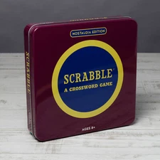 Scrabble Nostalgia Editon in Collectible Tin Vintage 1948 Classic Board Game New