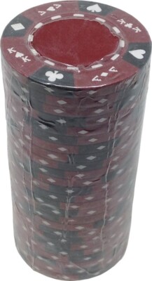 Poker Chips (25) Red Ace King 14 g Clay Composite