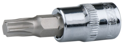 KS TOOLS 1/4'' CHROMEplus Bit-Stecknuss Torx, T27 (918.1483)
