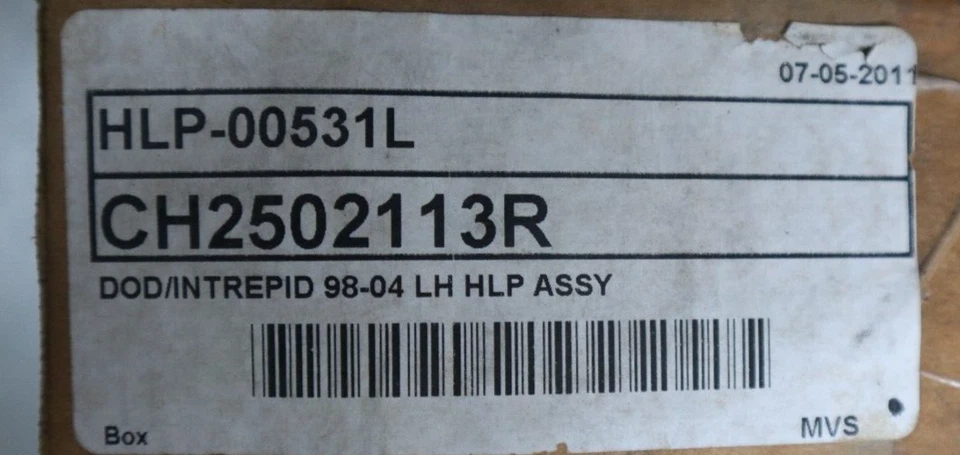 Faro lateral izquierdo Dodge Intrepid 2004 OEM CH2502113 Foto 3 de 4