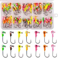 Jig Heads for Fishing hooks Paint Worm Lure Saltwater Jig Head hooks for Trout