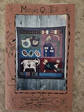 Saltbox Farm Quilting Applique Pattern MQ#367 Meme's Quilts 33"X35" New Uncut