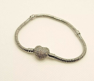 Pulsera de mujer con Pavee De Corazón 