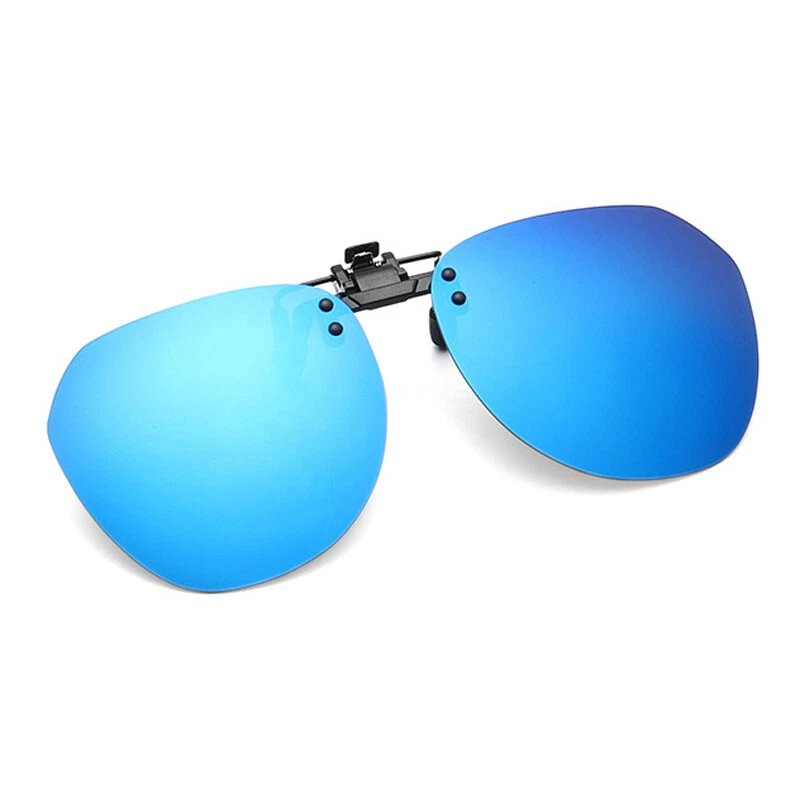 Polarisierte Aufsatz Clip Sonnenbrille Randlos Aufklappbar Anti-Glare zum Fahren