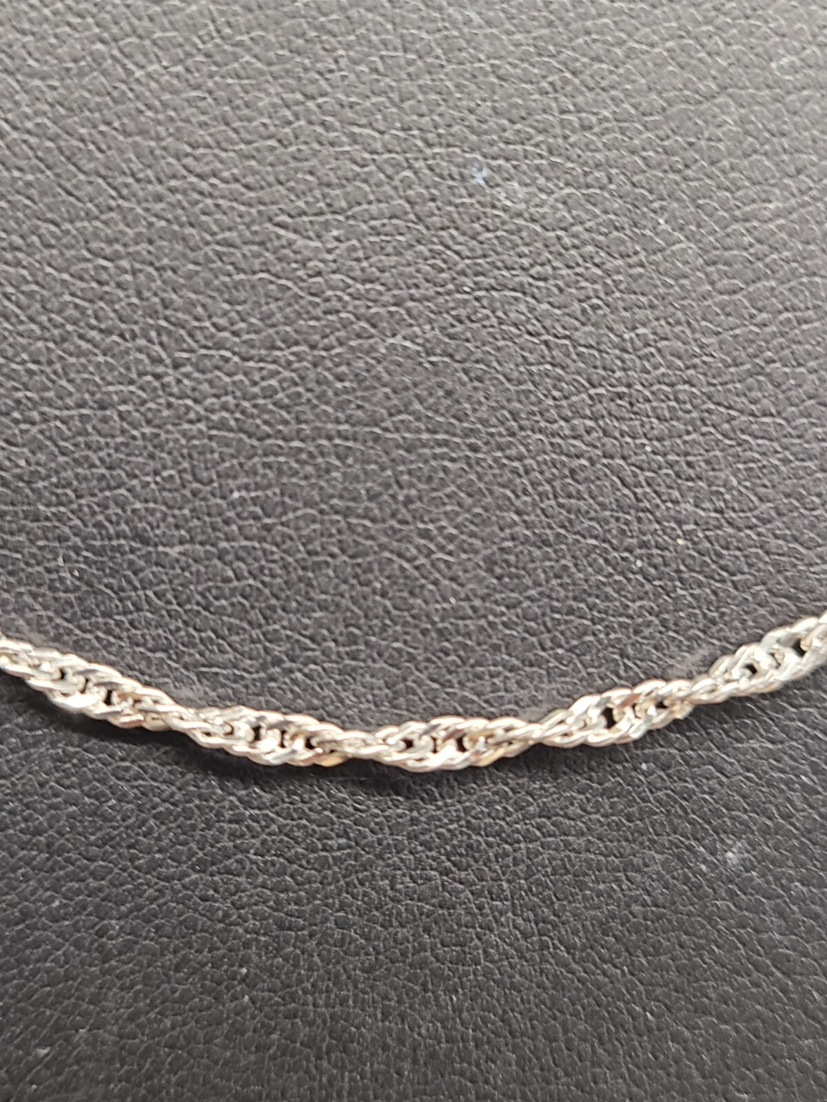 22" Solid Sterling Rope Chain - image 2