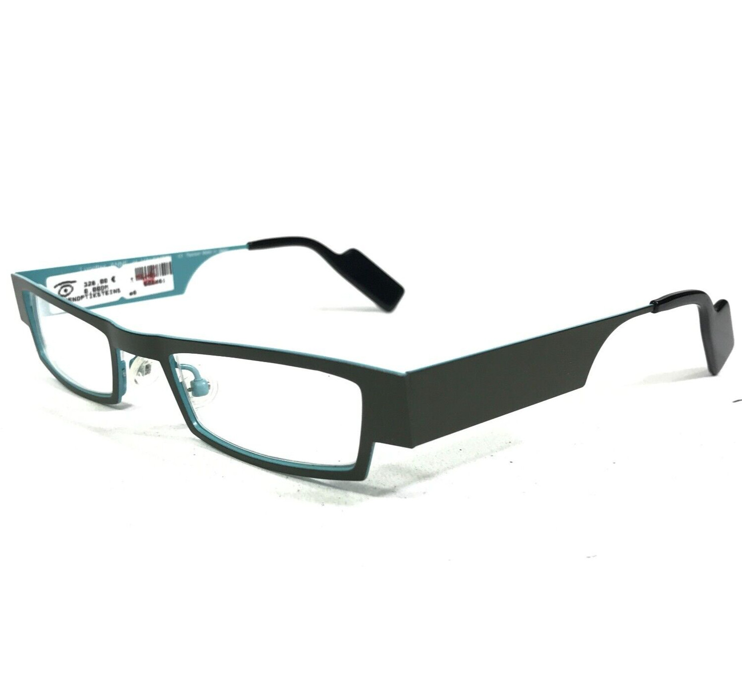 Оправа для очков Anne et Valentin B64 TOSCANA сине-зеленая прямоугольная 48-23-140