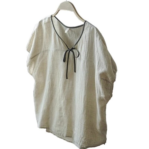 Ladies Casual Short Sleeve T-shirt Cotton Blend Top Blouse Retro Summer T-shirt - Picture 5 of 5