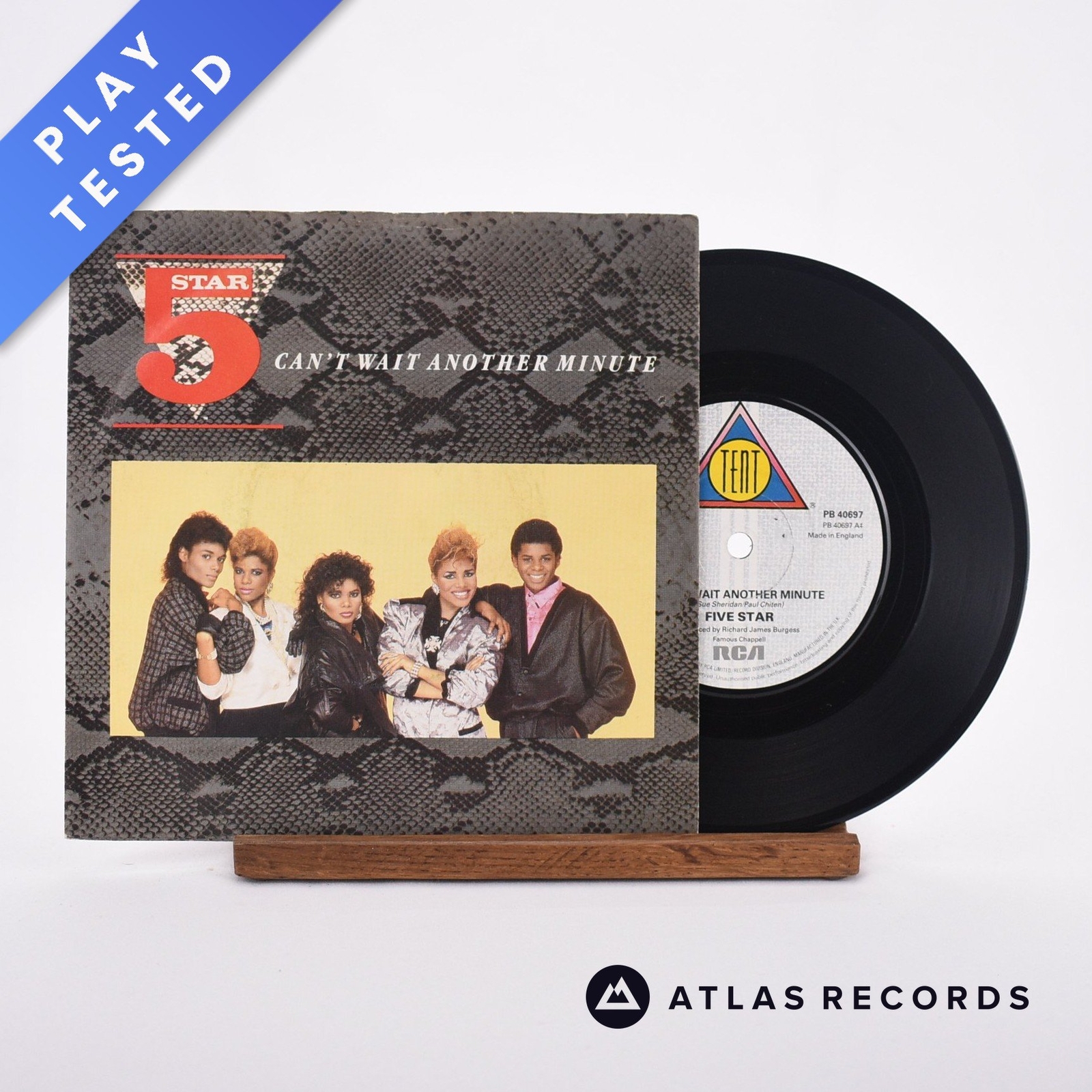 Five Star - Can't Wait Another Minute - 7"" Vinyl Record - VG+/VG+