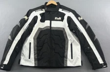 HWK Spyder  Motorcycle Jacket Mens L Textile Motorcross Armor Padded
