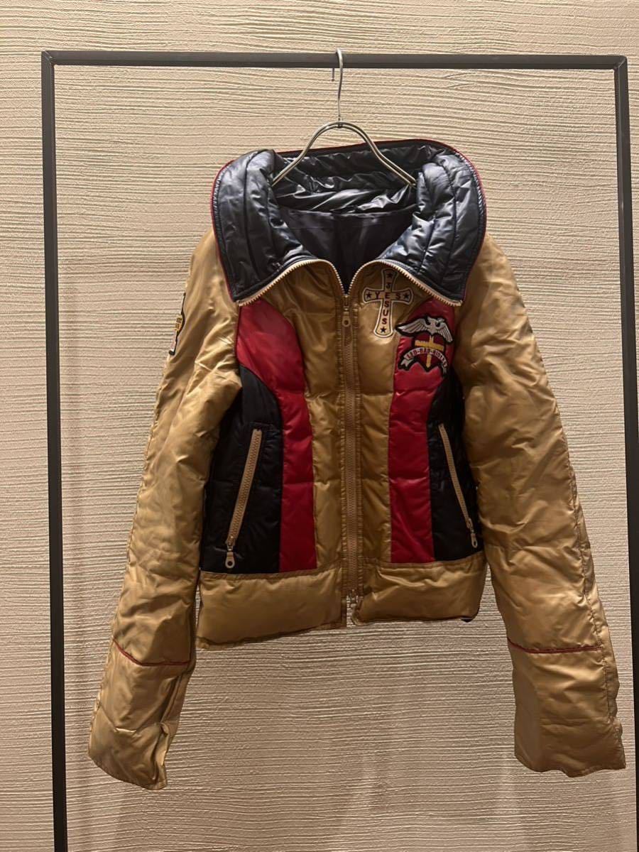 LED Rechwe Puffer Jacket 00s Archive Y2K Red Rechwe Down LED Rechwe Puffer Jacket 00s Archive Y2K Red Rechwe Down
