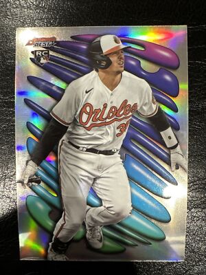 2023 Bowman s Best Adley Rutschman Shellacked Refractor Rookie Orioles RC Insert