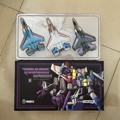 3PCS Transformation Robot Starscrm Thunder Skywap Deformation Figure Action Toys