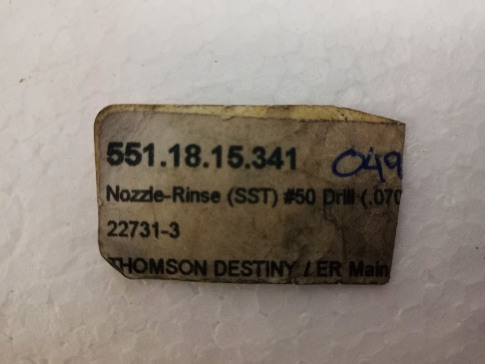 Hobart 00-22731-3 Dishwasher Rinse Nozzle 33 Pcs Lot