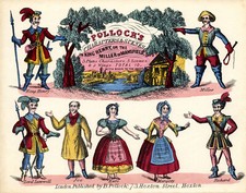 Toy Theatre Play - Redington's King Henry - Printed in Tuppence Coloured