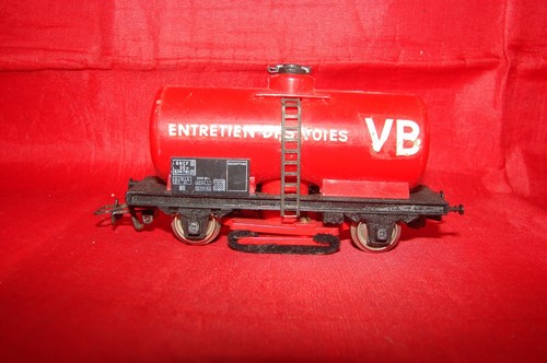 Wagon Citerne Jouef HO (ref 6495) – Nettoyeur De Voie 2 Essieux – Occasion