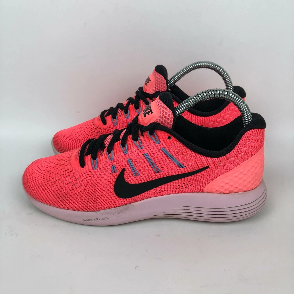 Nike Lunarglide 8 Running Shoe Pink Black Womens 7 Athletic Train |