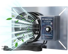 Abestorm 260 CFM Crawlspace Exhaust Fan Ventilation Fan w/Humidistat Thermostat