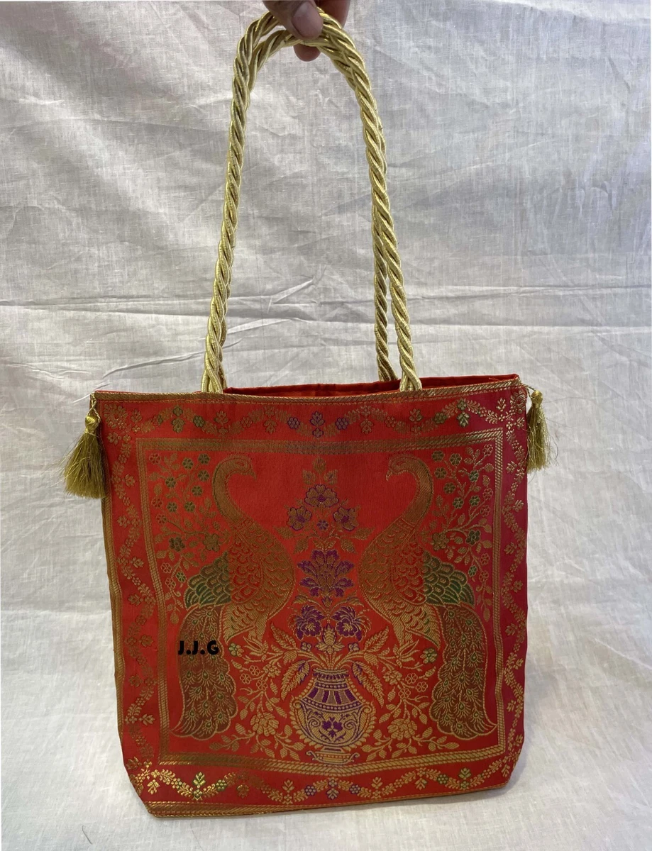 Silk handbag