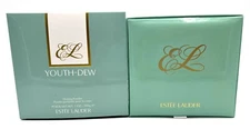 New in Box! Estee Lauder Youth Dew For Women Dusting Body Powder With PUFF ~ 7oz