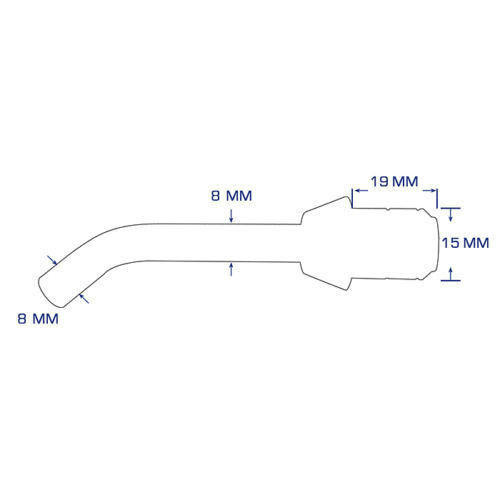 10x Asta guida luce fibra ottica dentale polimerizzazione punta luce per Denjoy D5 D6 DY400-4 - Foto 4 di 6