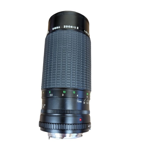 Sigma f=75-300mm 1:4 Macro Multi- Coated Camera Lens 1:4.5~5.6 Made In Japan - Picture 15 of 15