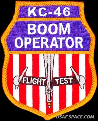test squadron 418th flight kc usaf boom operator patch operational vel