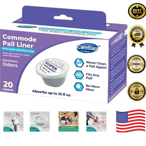 Disposable Commode Liners for Odor Control and Hassle-Free Disposal ...