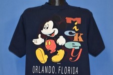 vintage 90s MICKEY MOUSE ORLANDO FLORIDA WALT DISNEY VACATION CARTOON t-shirt L