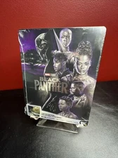Black Panther Steelbook (4K UHD+Blu-ray+Digital) Factory Sealed