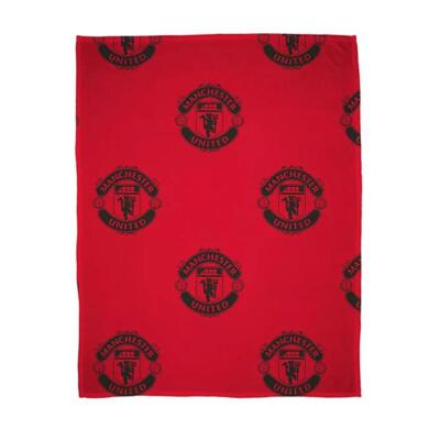 Manchester United F.C. Fleece beddeken zachte sofa plaid voor slaapkamer reizen woondecoratie 124,5 cm x 149,9 cm geschenken voor mannen Manchester United F.C. Fleece beddeken zachte sofa plaid voor slaapkamer reizen woondecoratie 124,5 cm x 149,9 cm geschenken voor mannen