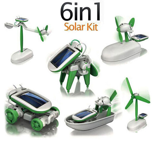 6 in 1 solar kit educational robotics