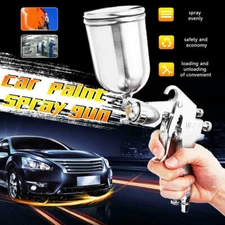 3.0mm Pro HVLP Air Spray Gun Auto Car Paint Gravity Feed Gauge 400ml Nozzle Cup