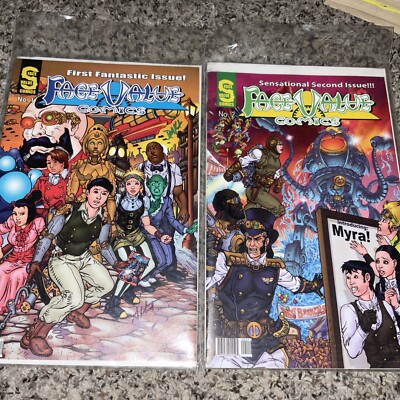Face Value Comics #1-2 (David/Angela Kot 2013) Autistic ADA Superhero - Signed!