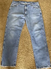 WRANGLER JEANS Premium Quality Regular Fit, Cowboy Bootcut Denim, Mens 40x32
