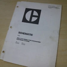 Caterpillar 206 212 EXCAVATOR Electrical System Schematic Manual service WIRING