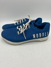 NO BULL Unisex Blue White Suede Cross Training Shoes Mens Size 7 Womans size 8.5