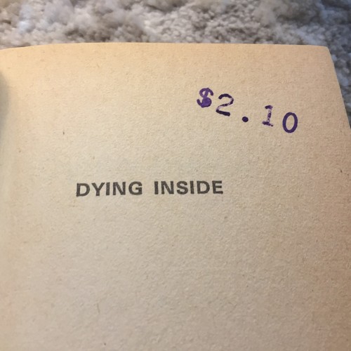 Dying Inside Science Fiction Paperback Book by Robert Silverberg 1975 - Picture 12 of 18