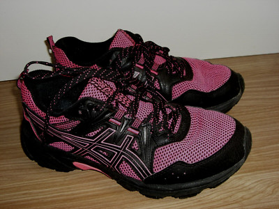 Asics Gel Venture 8, Damen Laufschuhe, Gr. 39, US 7,5, Sportschuhe, pink/schwarz
